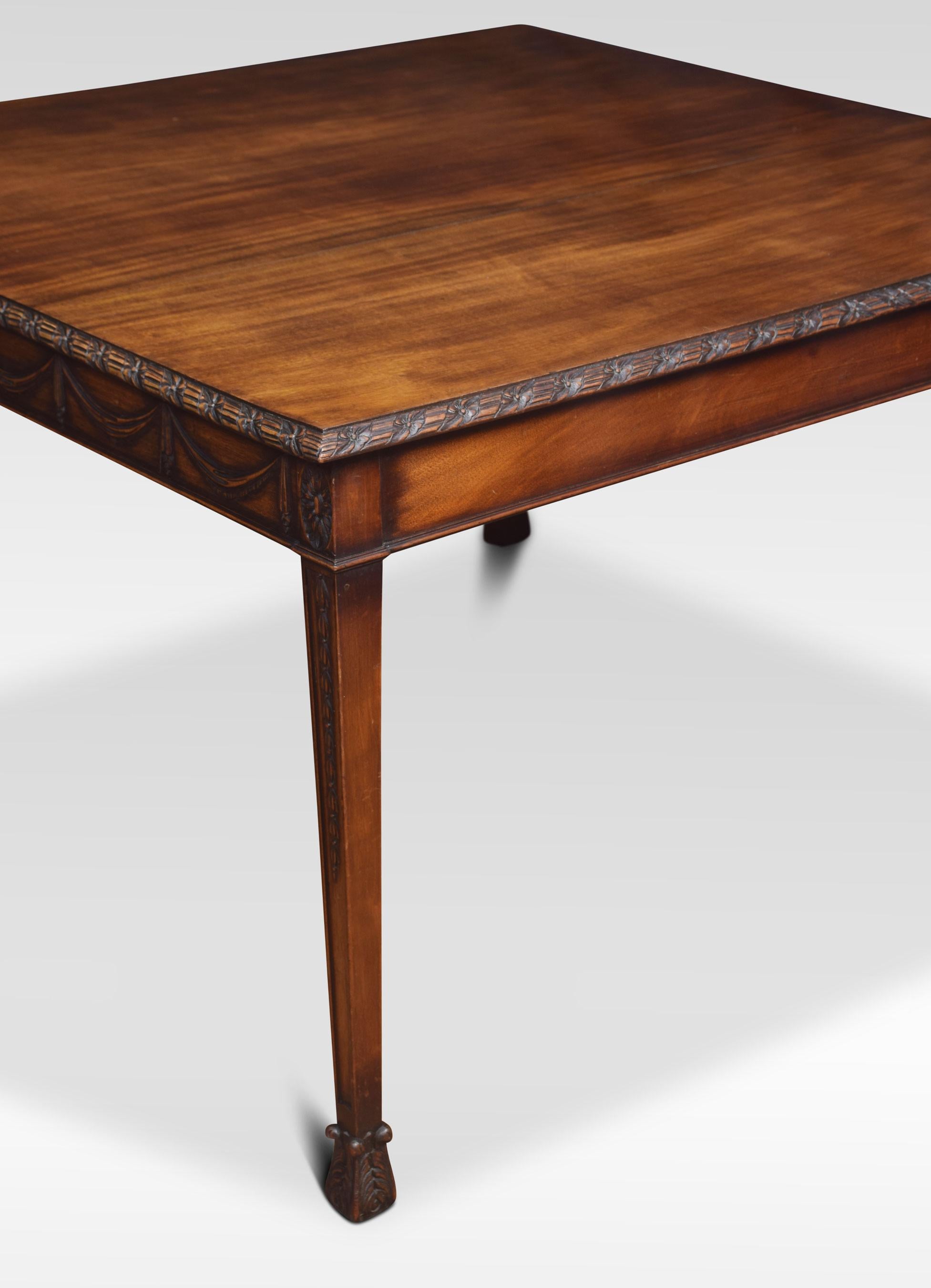 Adam Revival Mahogany Centre Table In Good Condition For Sale In Cheshire, GB