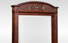 Adam Revival Mahogany Fire Screen