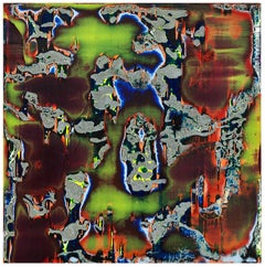 Untitled, Absract, Oil Alkyd and Acrylic on Canvas over Panel