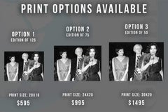 Bianca Jagger, Andy Warhol, and Liza Minelli at Studio 54 Fine Art Print