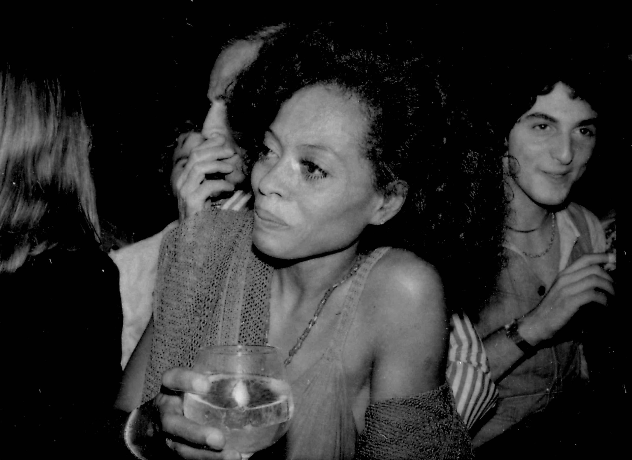 Adam Scull Portrait Photograph - Candid Diana Ross at Studio 54 Fine Art Print