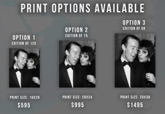 LIza Minelli and Halston Attending a Party at Studio 54 Fine Art Print