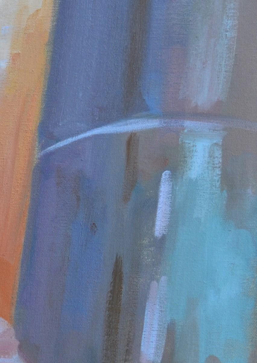 „Escape“ (2024) von Adam Shaw, Original-Ölgemälde eines Astronauten im Angebot 5