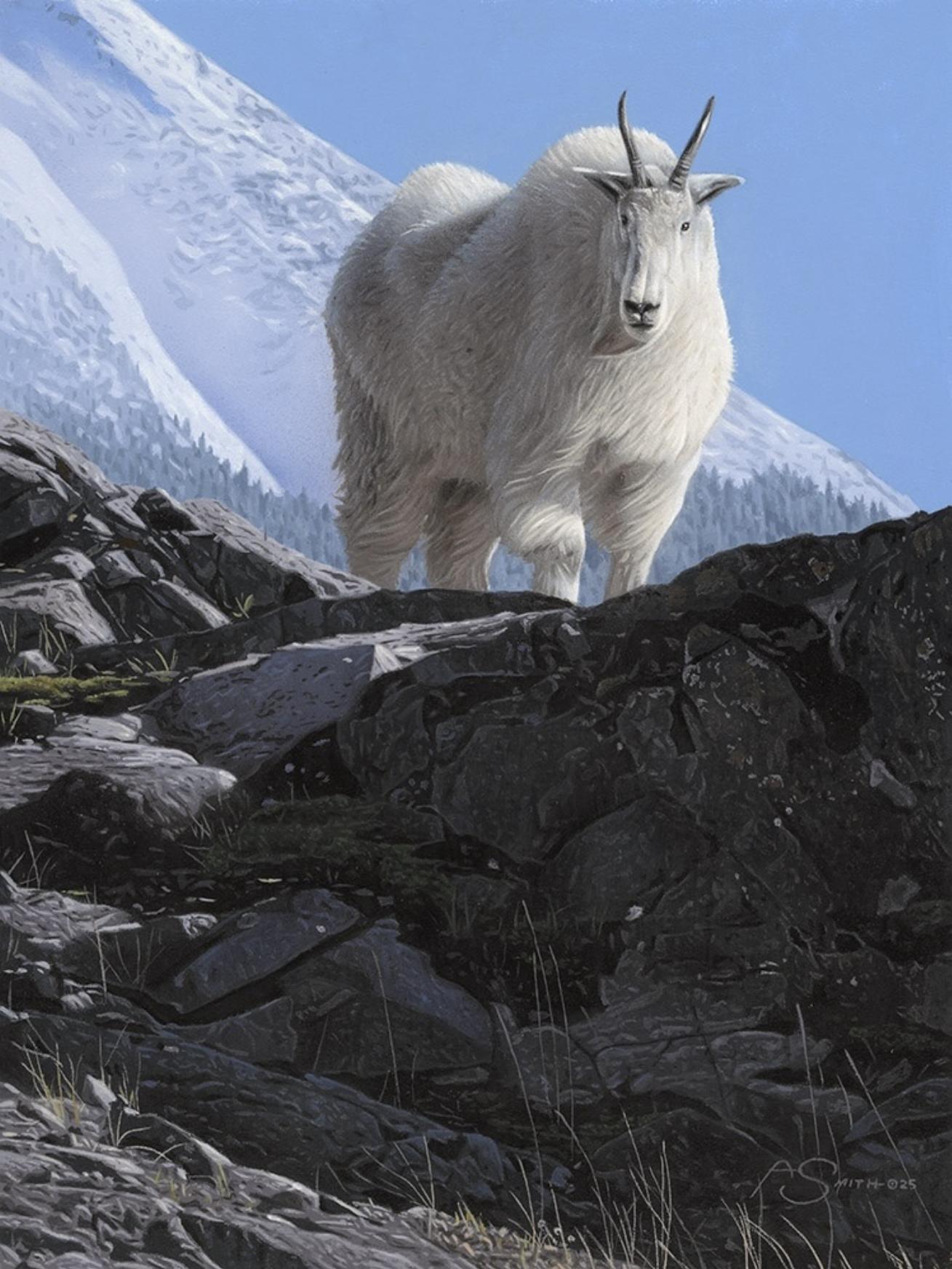 Adam Smith Landscape Painting - Alpine Glow