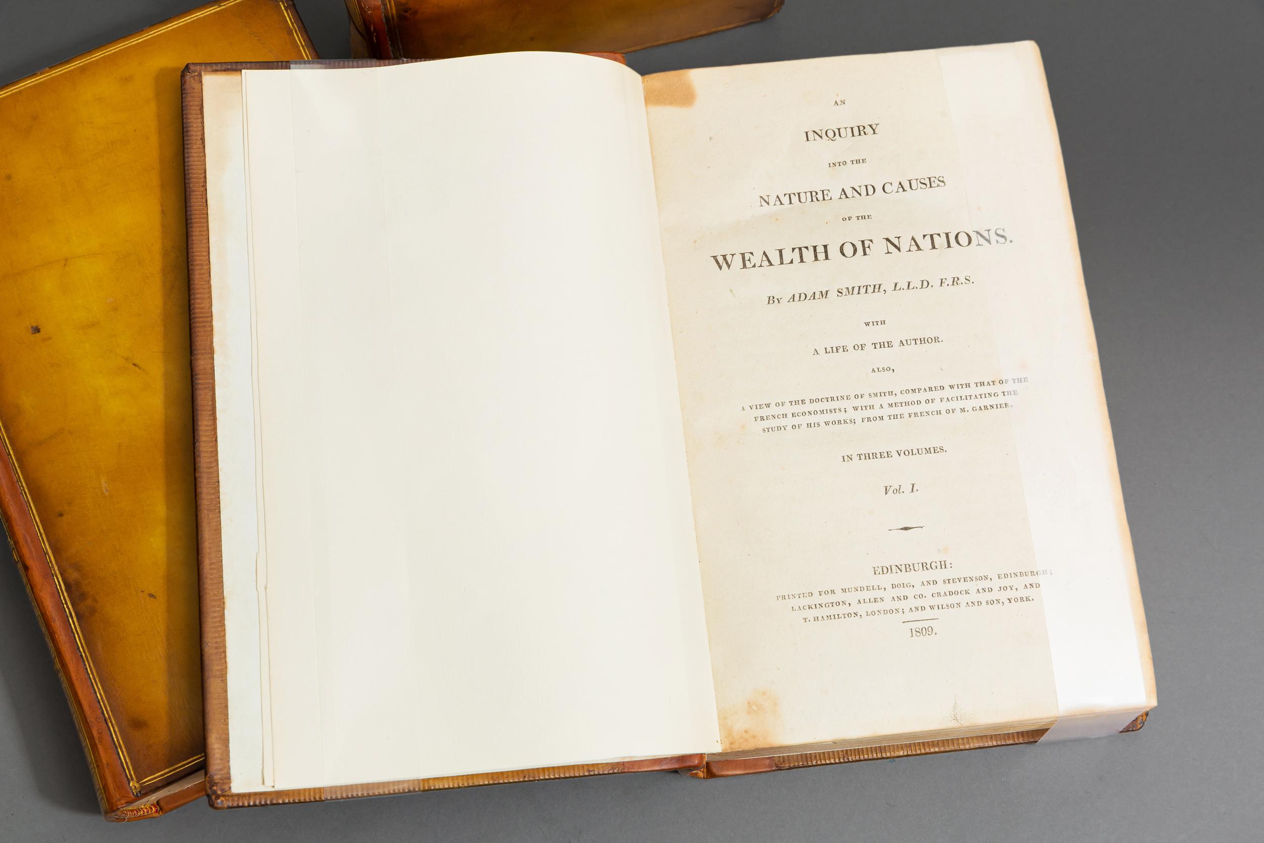 Early 19th Century Adam Smith, Wealth of Nations