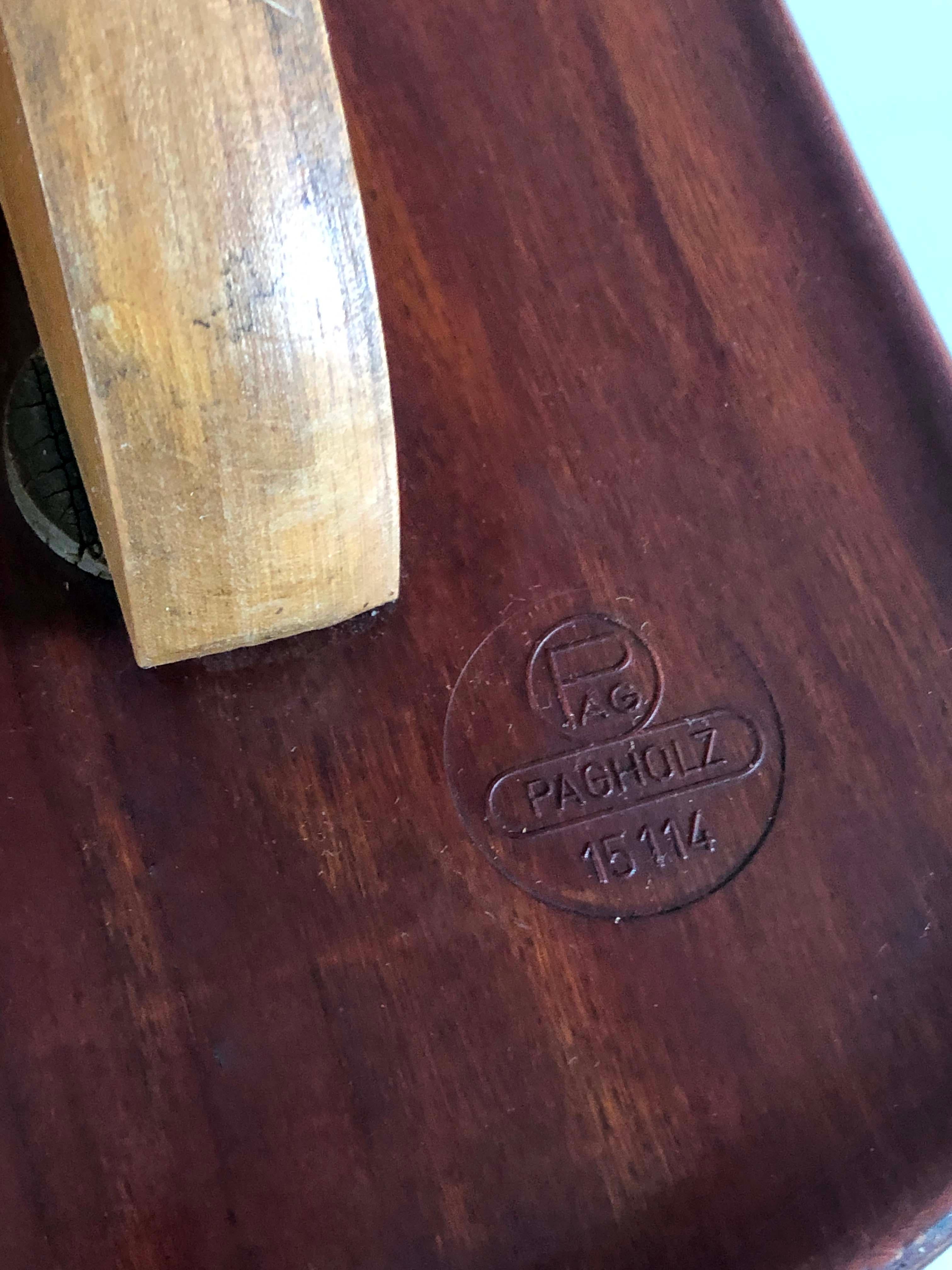 Adam Stegner Flötotto Allemagne 1960 Chaise d'enfant en bois Wood Wood (école) en vente 2