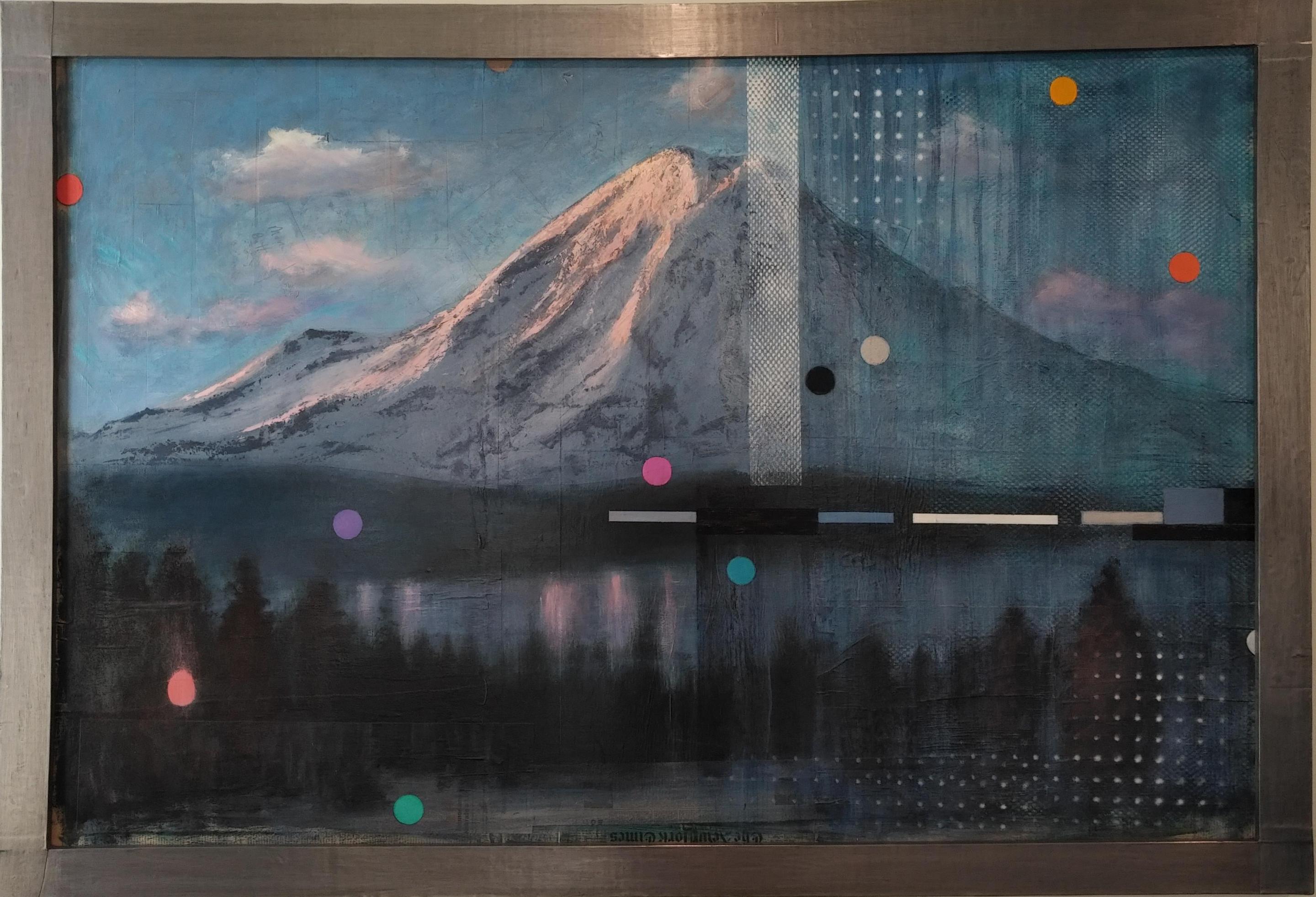 Adam Straus Landscape Painting - BIG ROCK CANDY MOUNTAIN