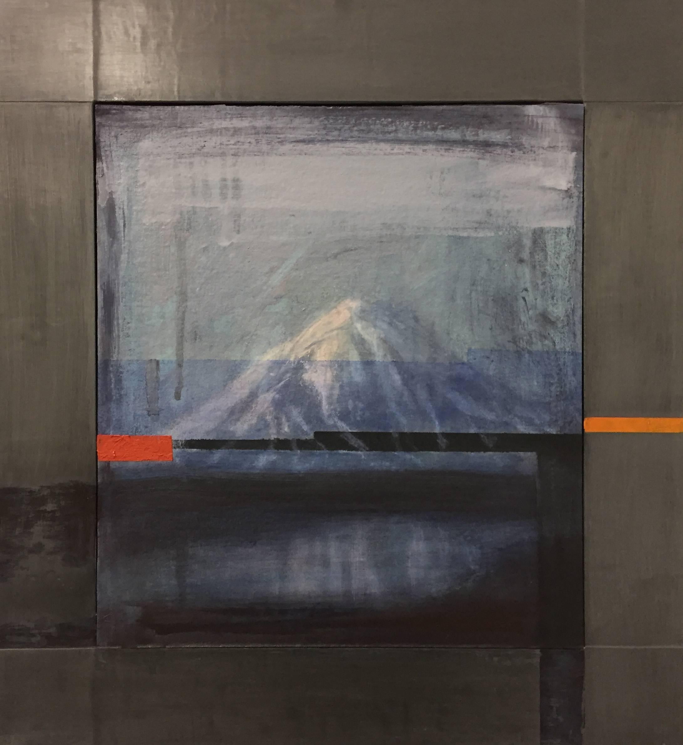 Adam Straus Abstract Painting - Volcano Glitch 2