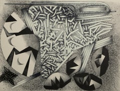 Cocoon II, Conceptual Lithograph by Adam Styka