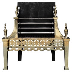 Adam Style Brass 
Steel Firegrate