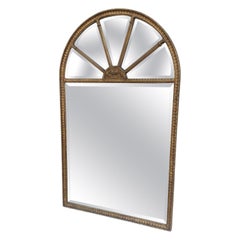 Adam Style Carved Gilt Frame Mirror with Bevel Glass. In Stock.
