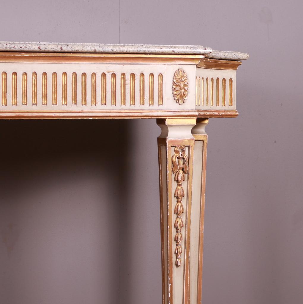 English Adam Style Console Table