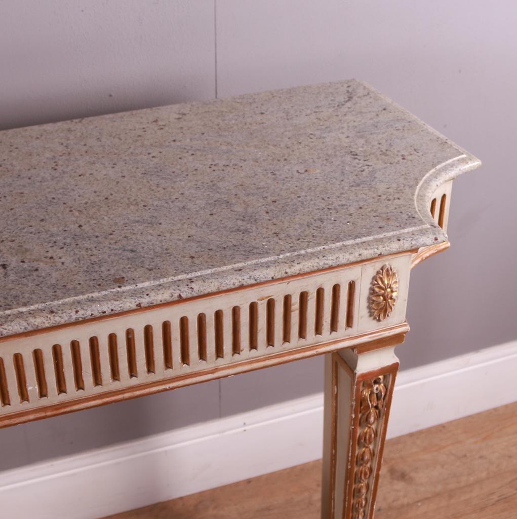 Marble Adam Style Console Table