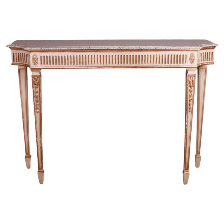 Adam Style Console Table For At, 18 Inch Deep Side Table