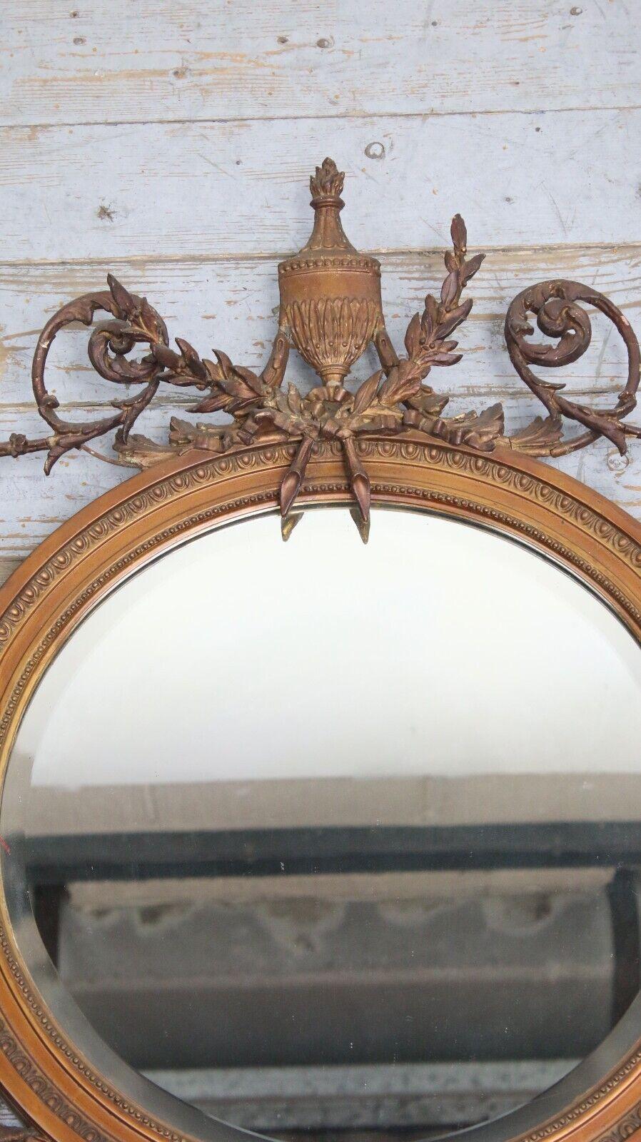 Adam Style Neoclassical Wall Mirror In Good Condition For Sale In STOKE ON TRENT, GB