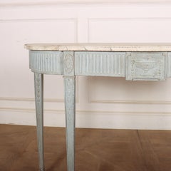 Table console peinte de style Adams