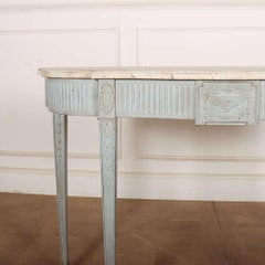 Table console peinte de style Adams