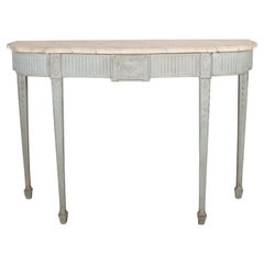 Adam Style Painted Console Table