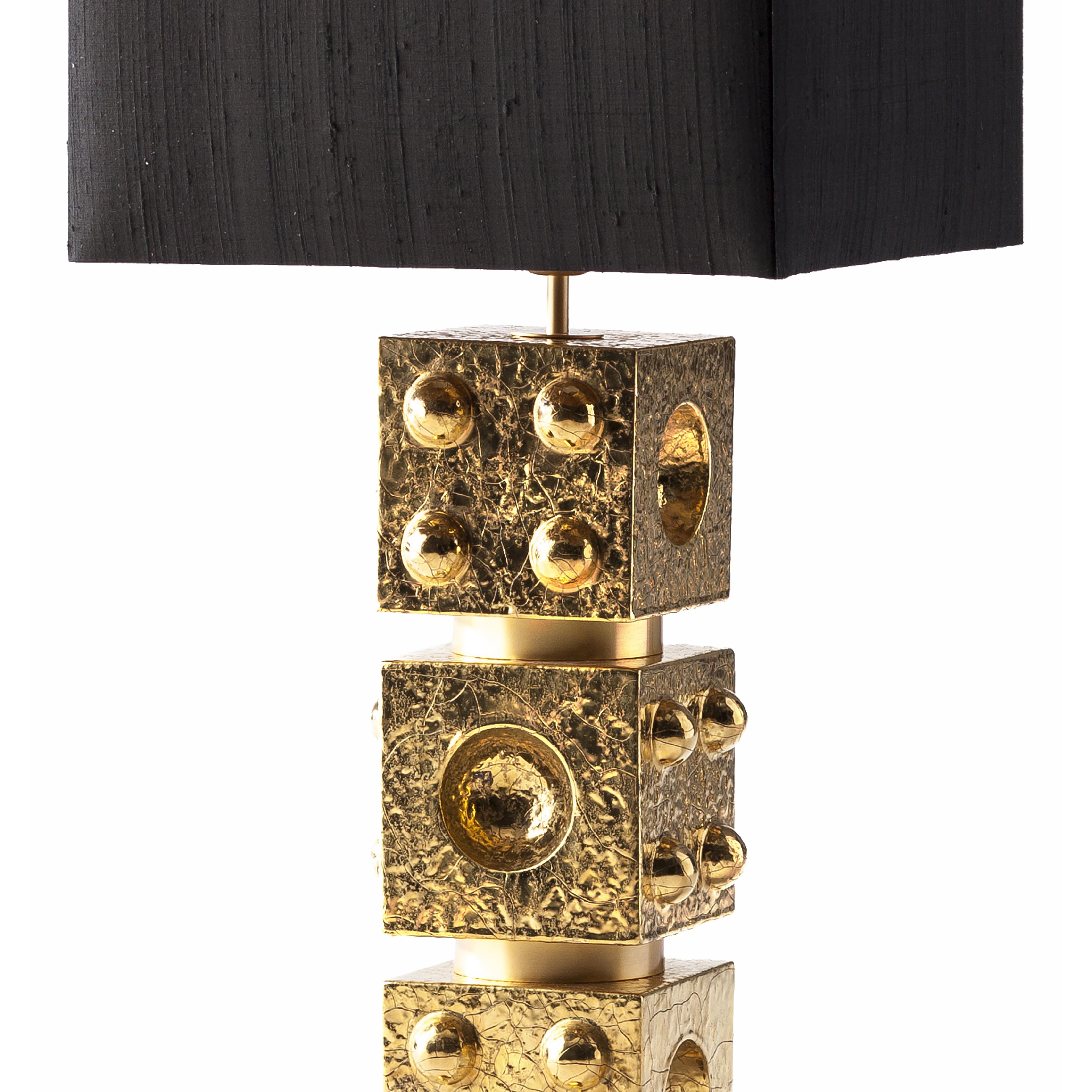 Post-Modern Adam Table Lamp with Shade by Marioni For Sale