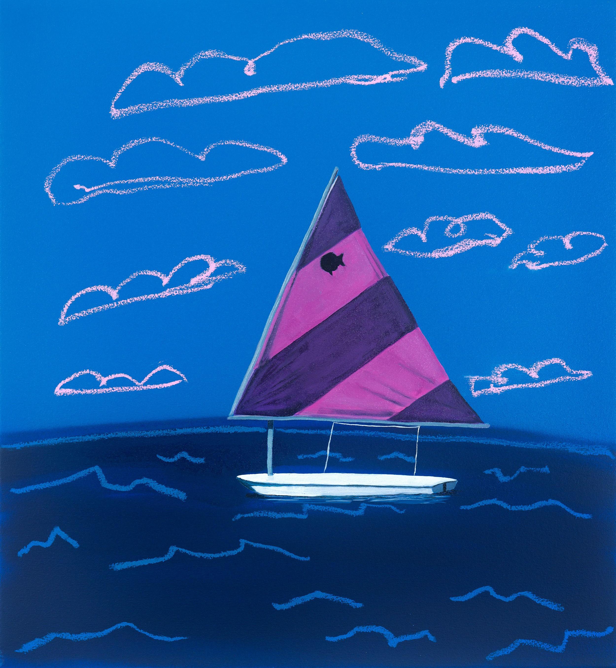 Sail Fishie (rose et violet)