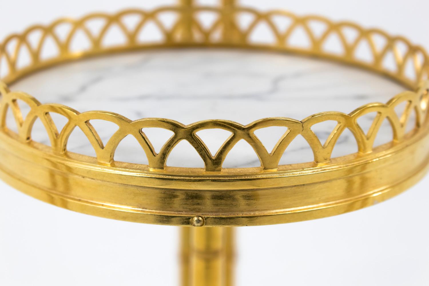 Adam Weisweiler, Neoclassical Style Gilt Bronze Stand, circa 1900 In Good Condition In Saint-Ouen, FR