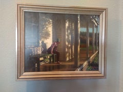 El Visitante (2), Pintura, Óleo sobre panel MDF