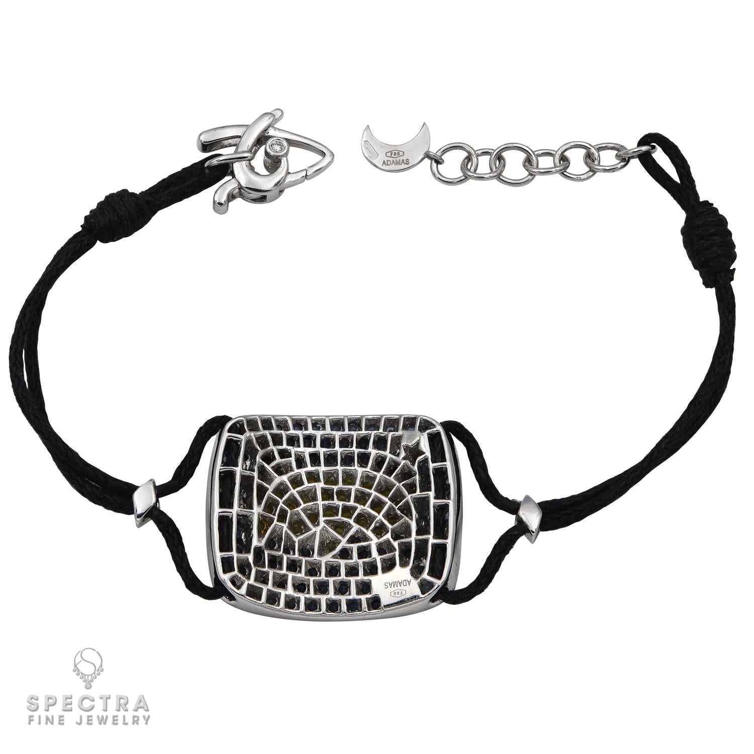Armband aus blauem, gelbem Saphir und Diamanten von Adamas im Zustand „Neu“ im Angebot in New York, NY