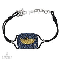 Pulsera Adamas Zafiro Amarillo Azul Diamante