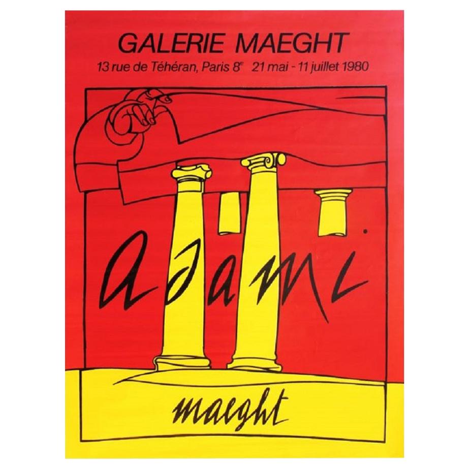 Adami Galerie Maeght Original Vintage Poster