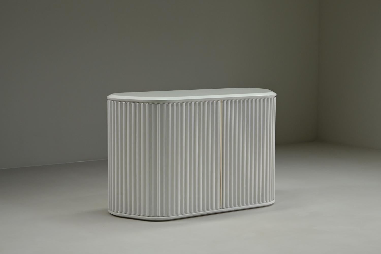 Post-Modern A’dammer sideboard by Aldo van den Nieuwelaar for Pastoe, 1970s The Netherlands. For Sale