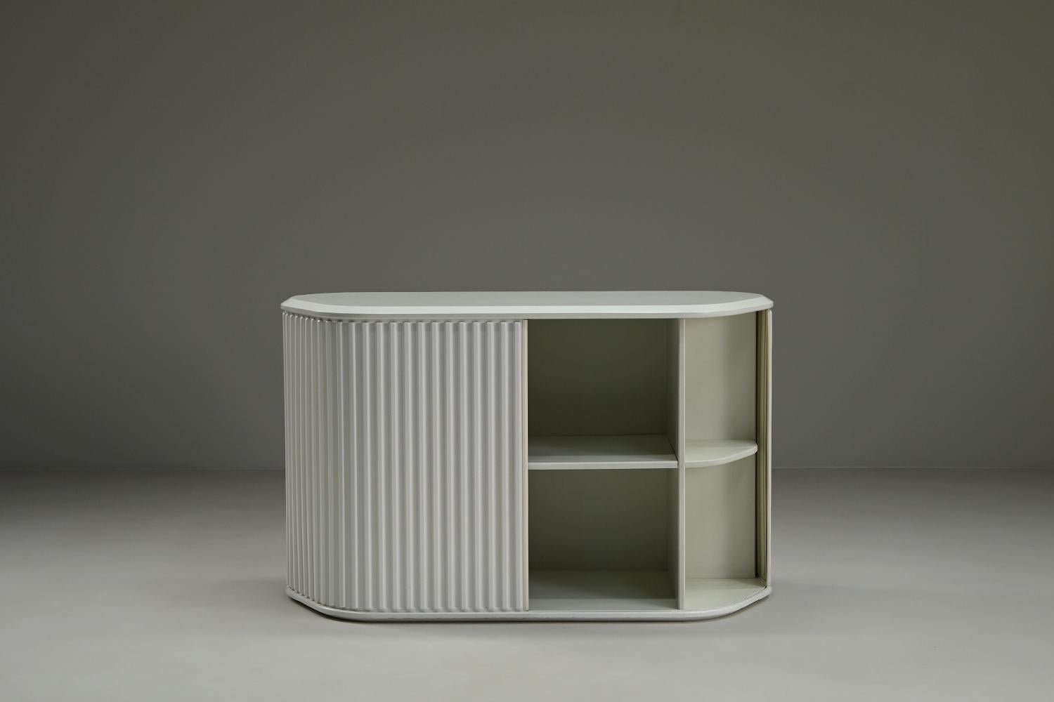 Plastic A’dammer sideboard by Aldo van den Nieuwelaar for Pastoe, 1970s The Netherlands. For Sale
