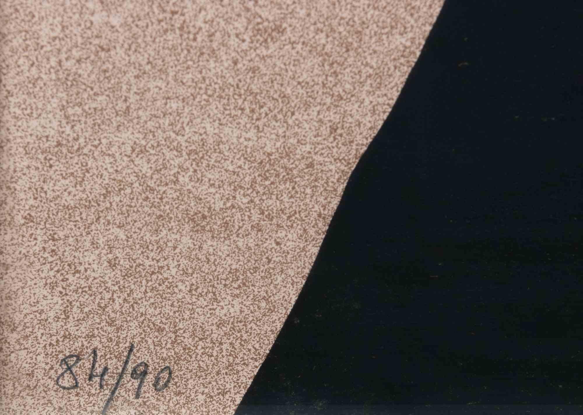 Composizione astratta - Litografia di Adamo Marrucci - 1974 in vendita 2