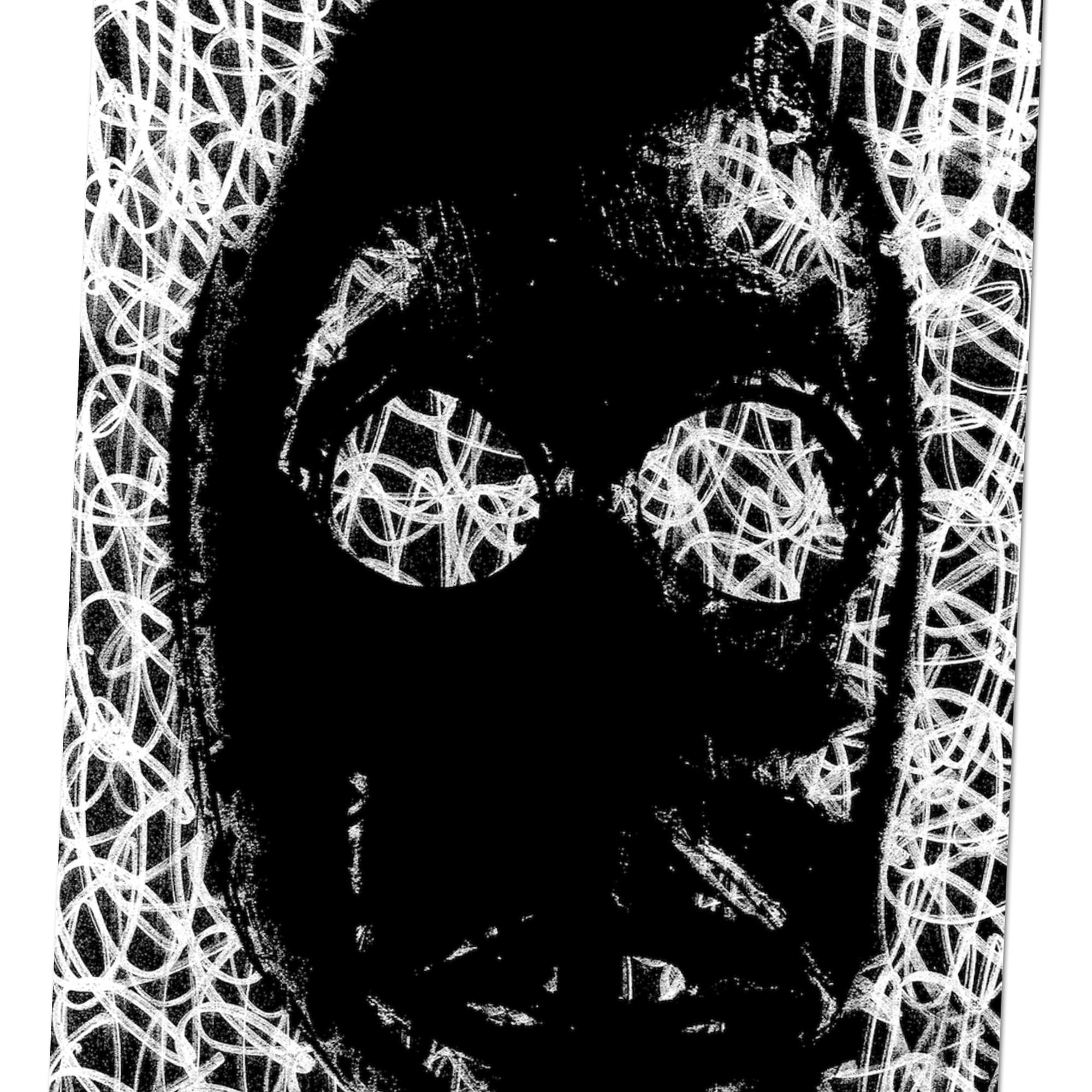 Adam Pendleton - Mask, Screenprint, Black Dada, Contemporary Art, Signed Print For Sale 2