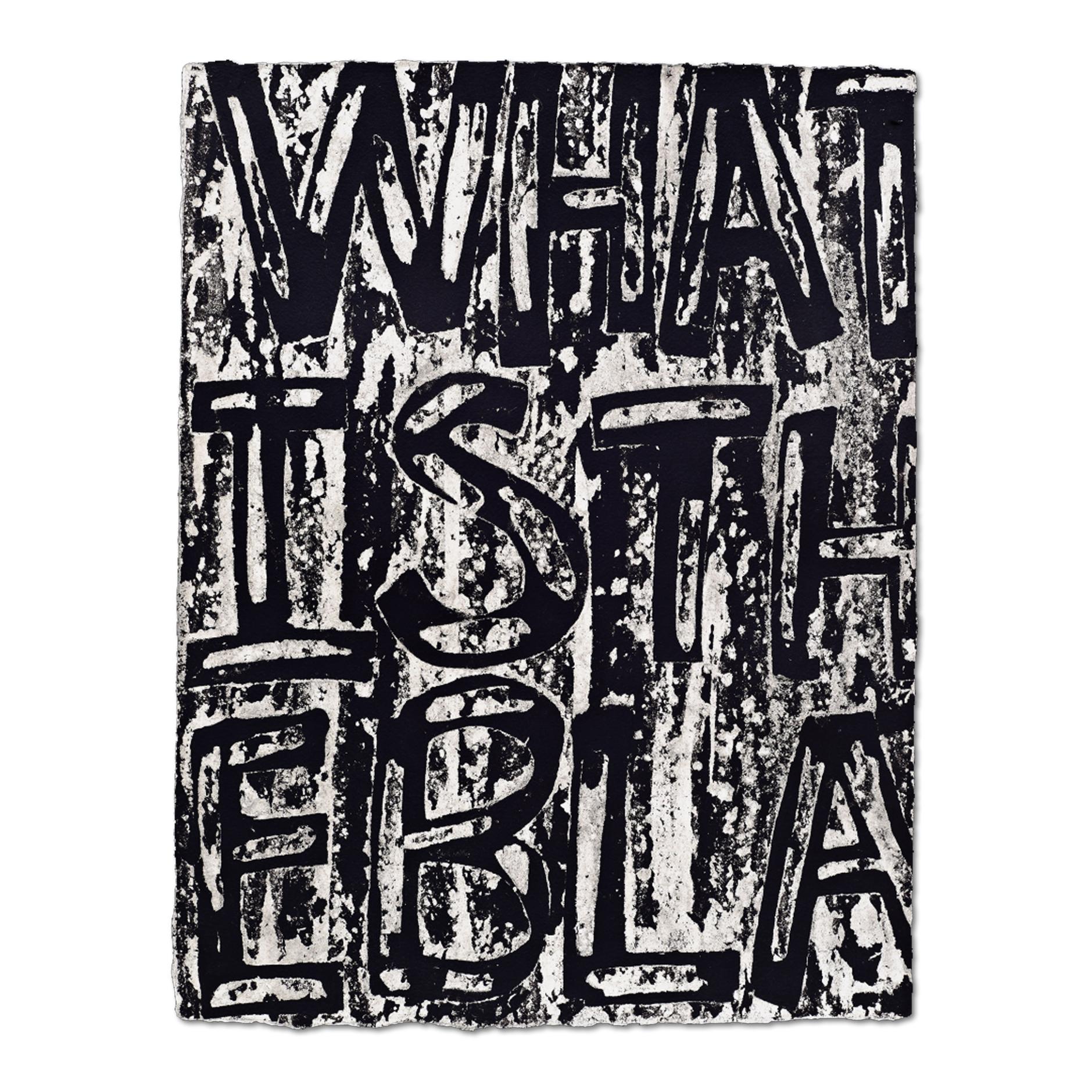 Adam Pendleton, What is the Black Dada - Gravure signée, Art contemporain
