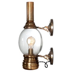 Adams and Westlake Egg Globe Railcar Side Lamp