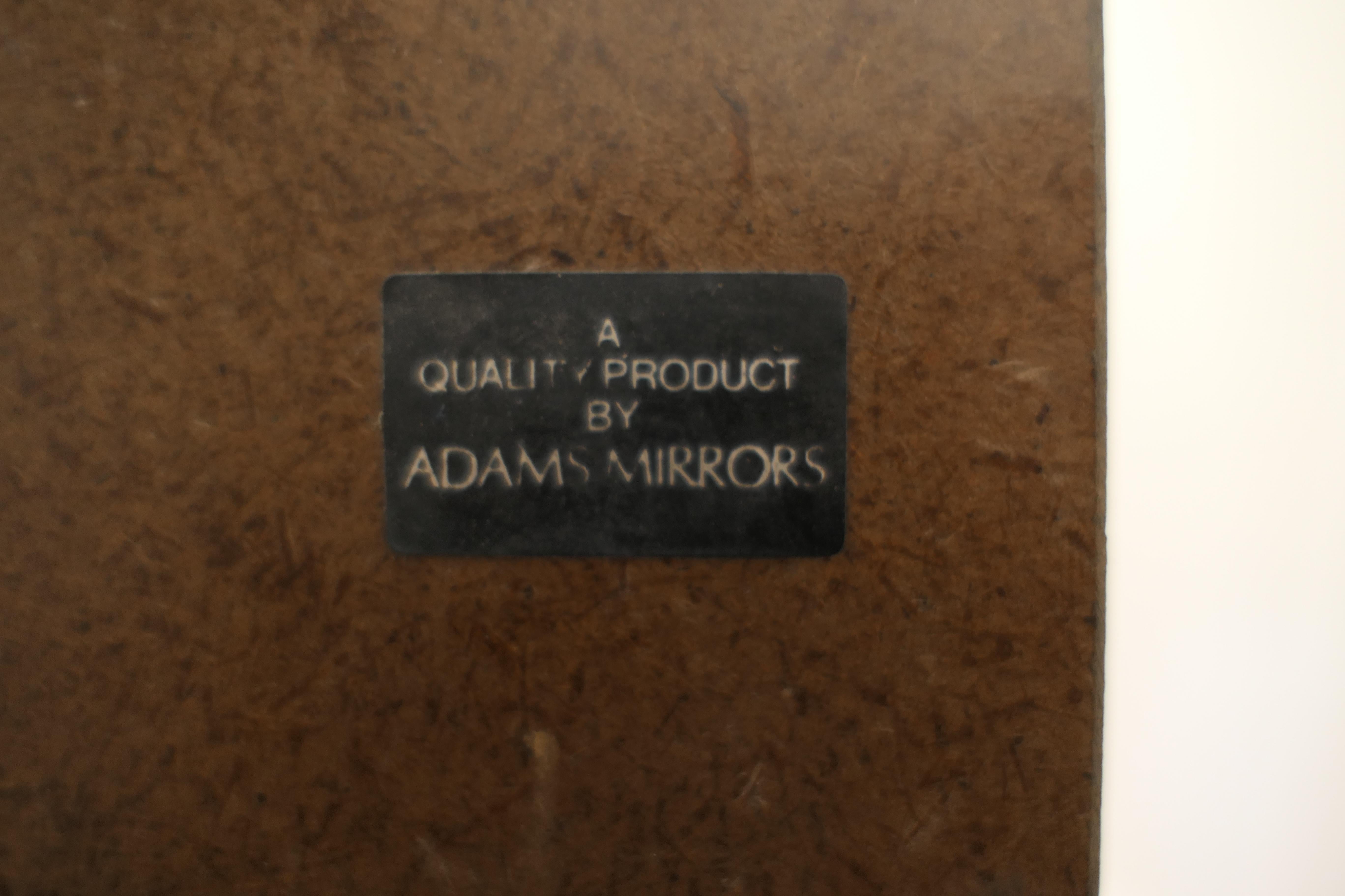 20th Century Adams Art Deco Green Painted Cheval Mirror