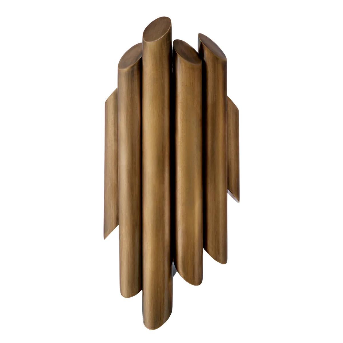 Lámpara de pared Adams Brass Indonesio en venta