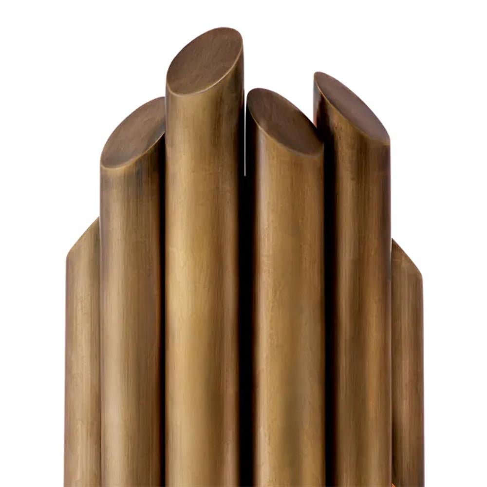 Lámpara de pared Adams Brass Hecho a mano en venta