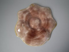 Adams & Bromley Majolica 6 Well Fish Oyster Plate