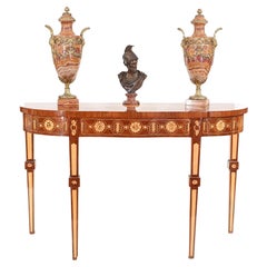 Adams Console Mahogany Inlay Regency Interiors
