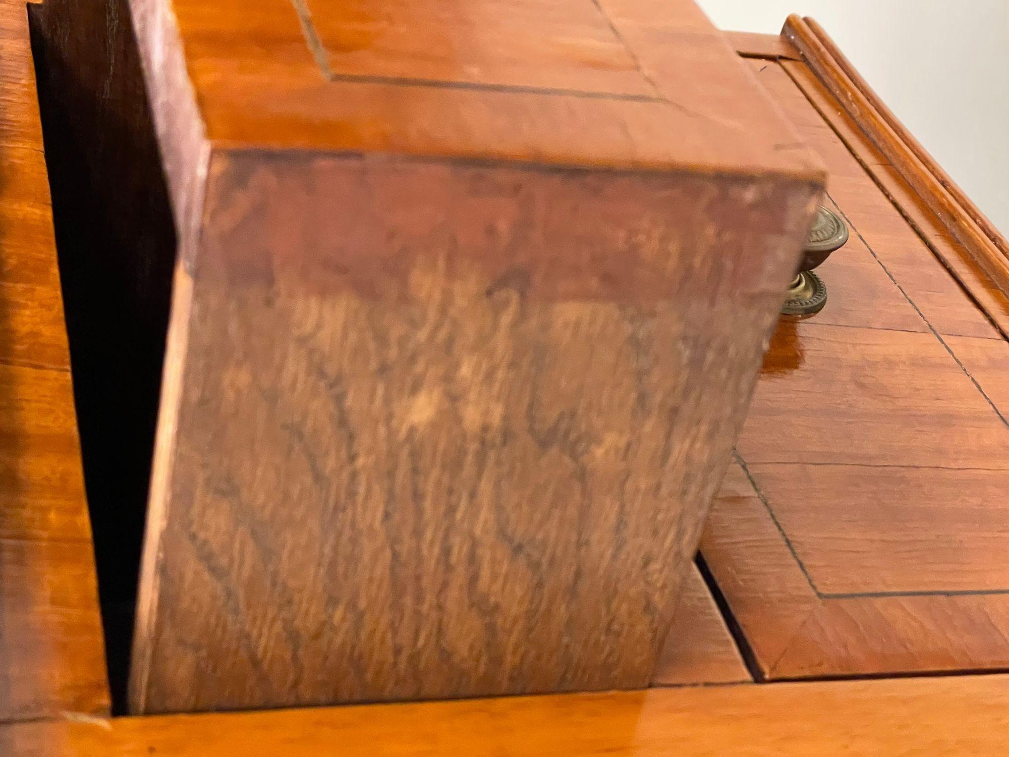 Adams Edwardian Inlaid Carlton House Desk, peint à la main, Adams Edwardian Inlaid Carlton House Desk, peint à la main, Adams Edwardian Edwardian Inlaid Carlton House Desk, peint à la main, Adams Edwardian Edwardian Inlaid Carlton House Desk, peint à la main en vente 7