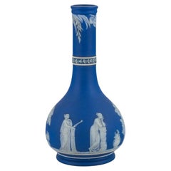 Adams, England, vase in biscuit porcelain. Classic scenes. Early 20th C.
