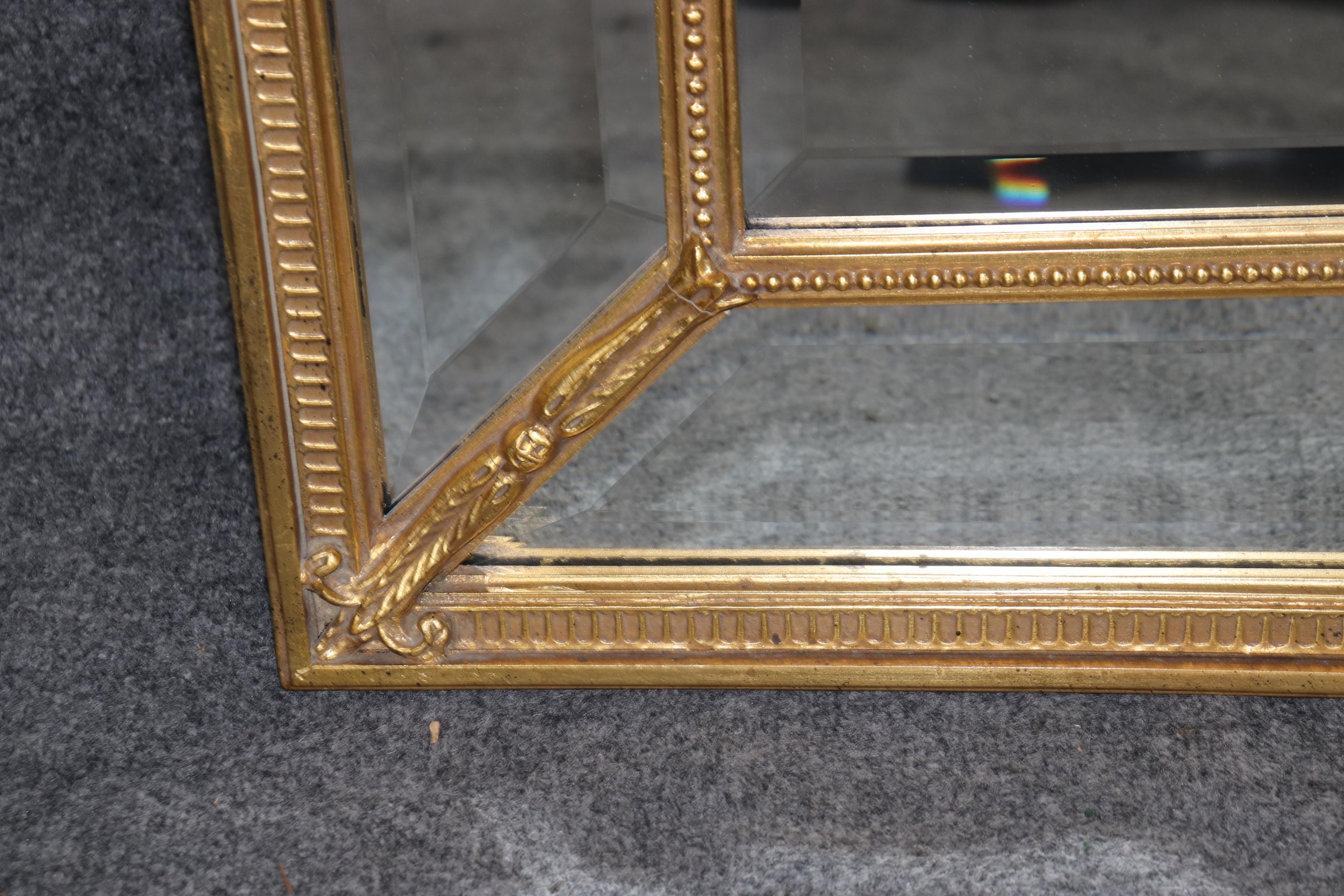 Adams Gilt Wire and Wood Beveled Glass Friedman Brothersdecorative Arts Mirror 1