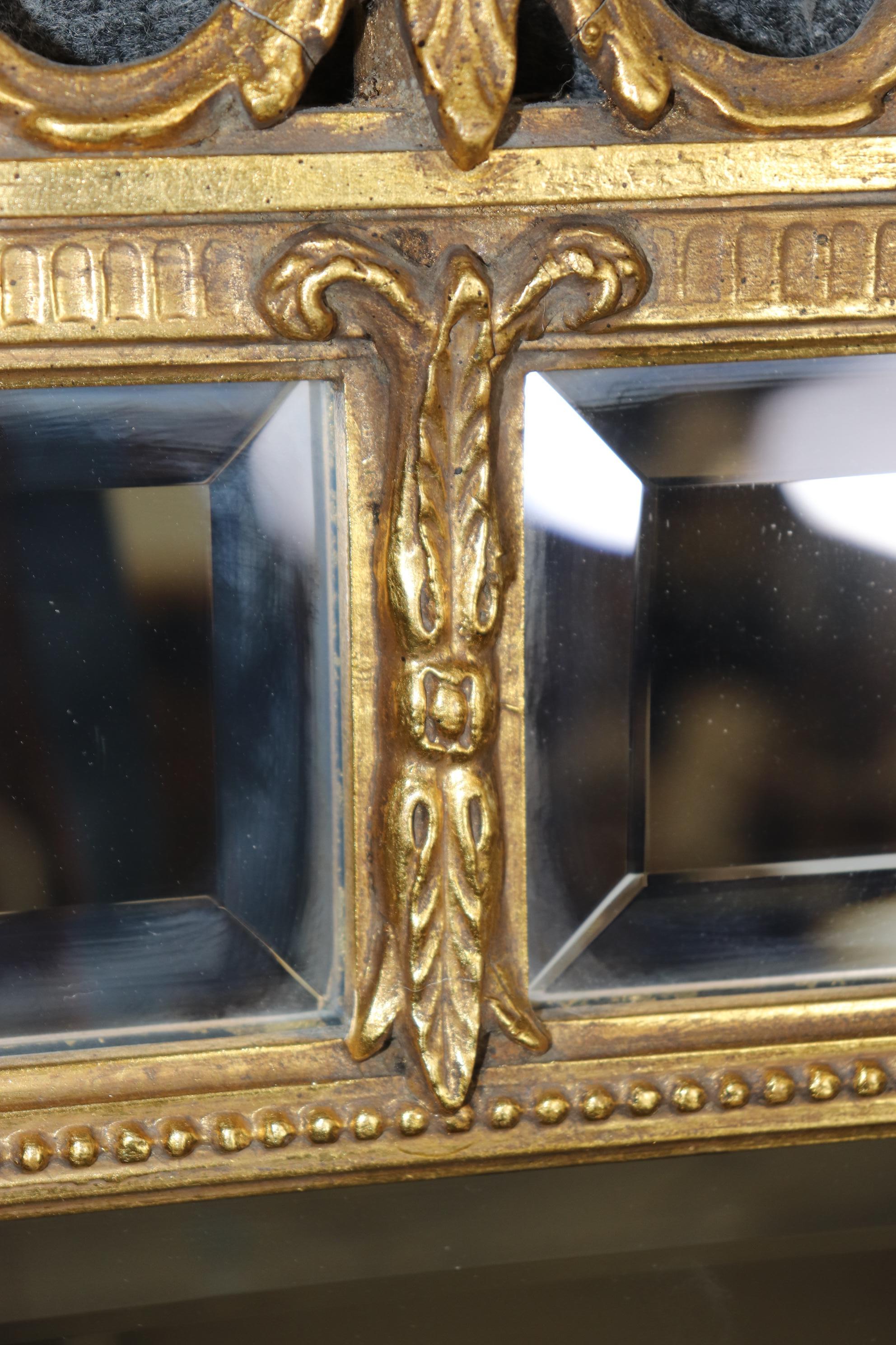 Adams Gilt Wire and Wood Beveled Glass Friedman Brothersdecorative Arts Mirror 2