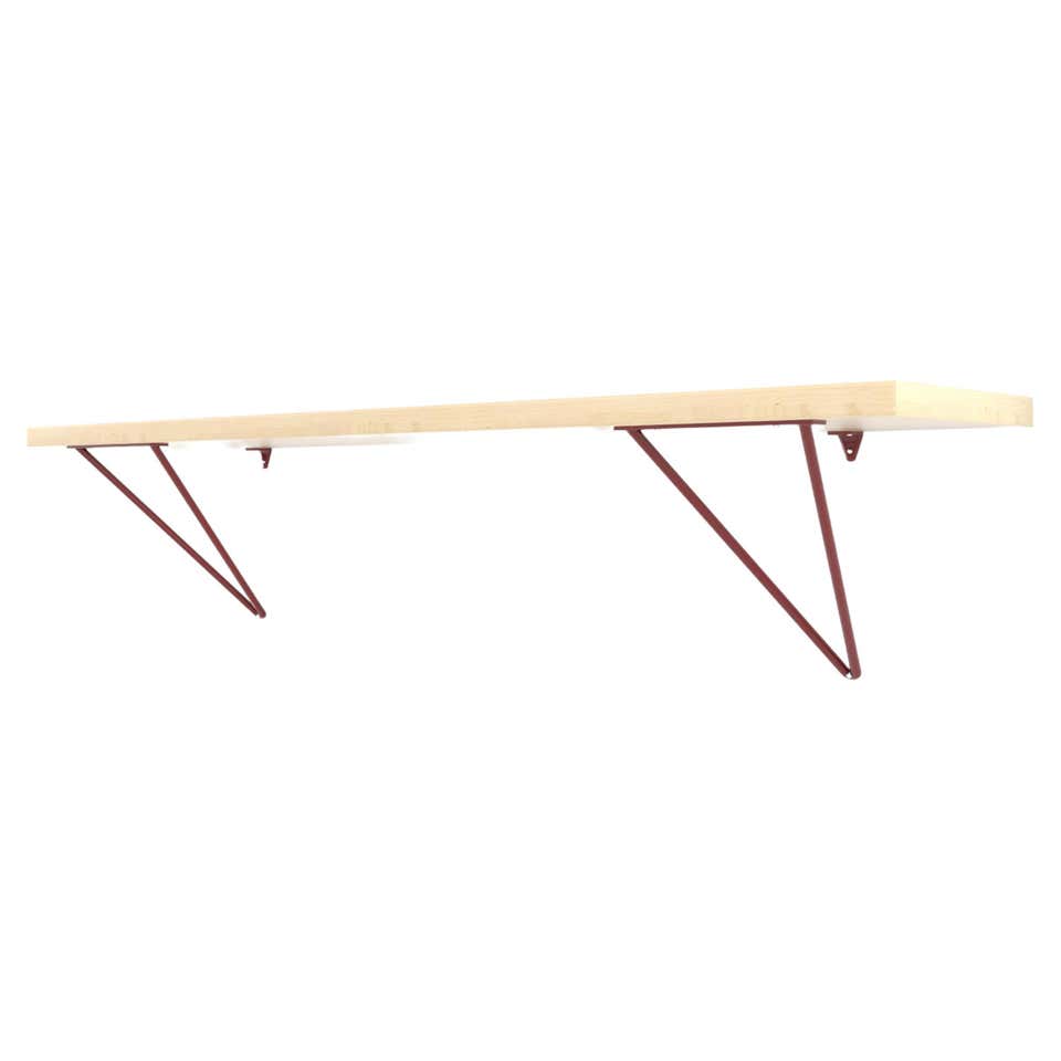 Adams Shelf Brackets, Blood Red For Sale at 1stDibs