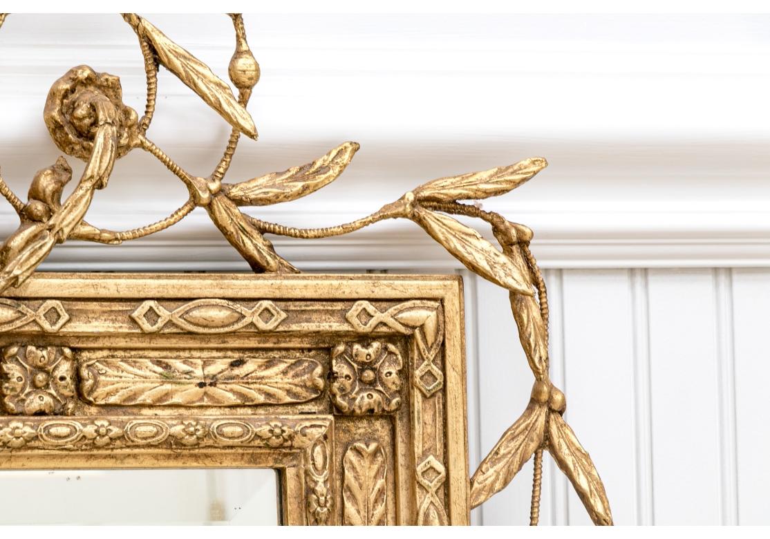 Adam Style Adam's Style Gilt Mirror From The Federalist For Sale