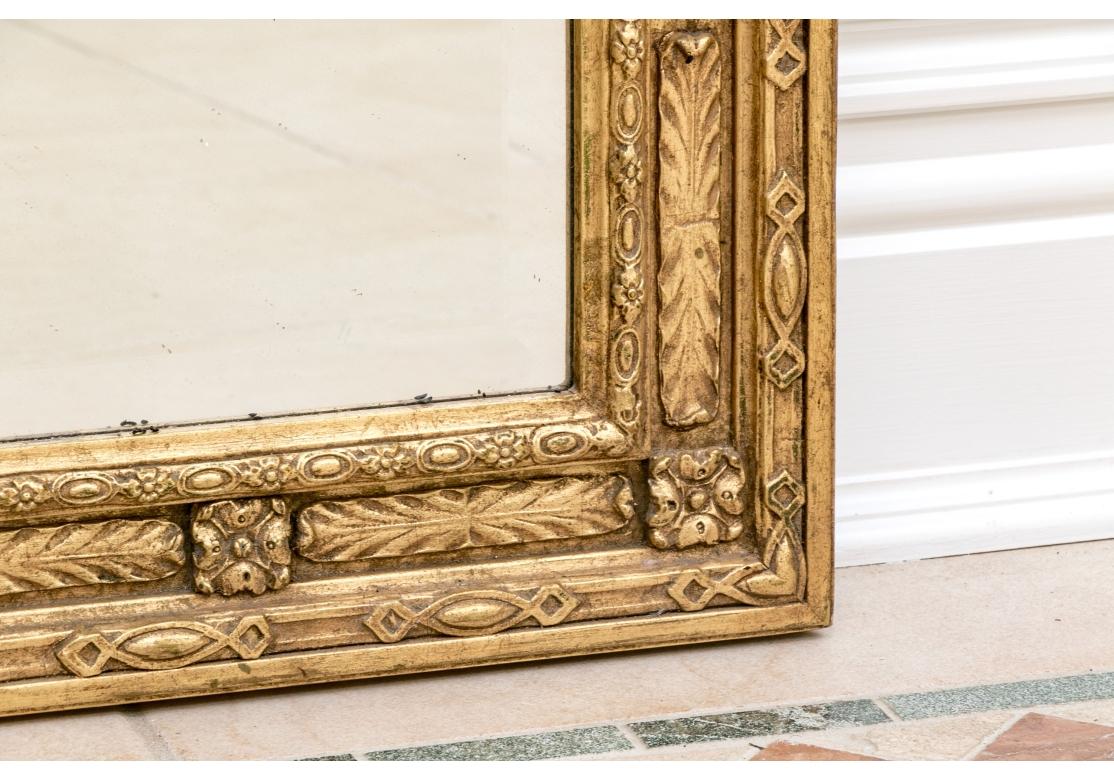 Metal Adam's Style Gilt Mirror From The Federalist For Sale
