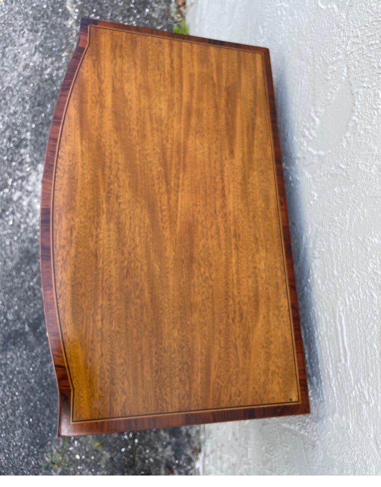 Adams Style Kneehole Side Table For Sale at 1stDibs