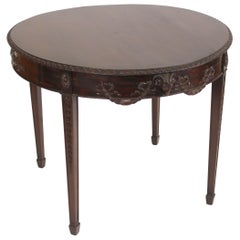 Adams Style Mahogany Occasional Table