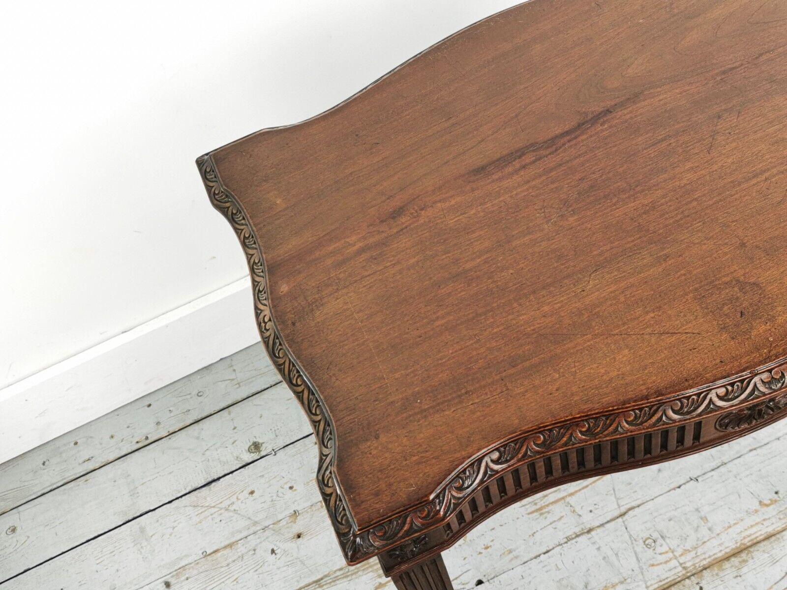 British Late 19th Century Antique Adam Style Occasional Side Table For Sale